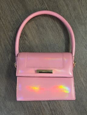 ALDO • "Quinlyn" Pink Holographic Micro Purse